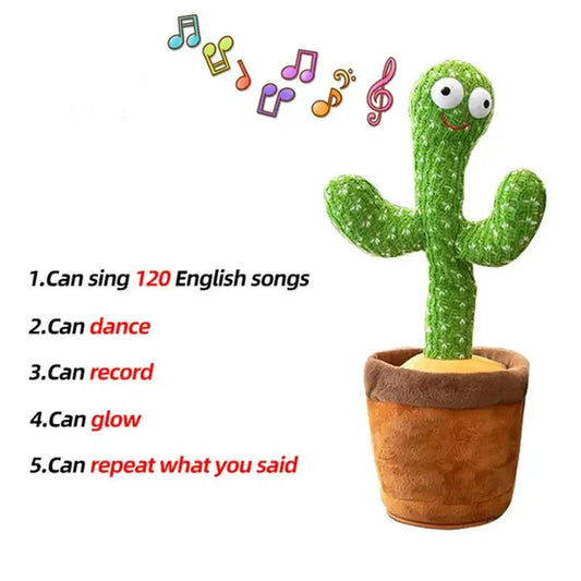 🌵 Dancing & Talking Cactus Toy – Fun, Music & Laughter for Kids!