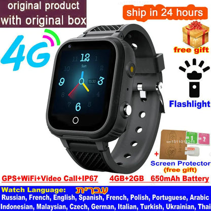 Kids 4G Smartwatch with GPS, Video Call & Wi-Fi – Safe, Fun & Waterproof Smart Tracker ⌚