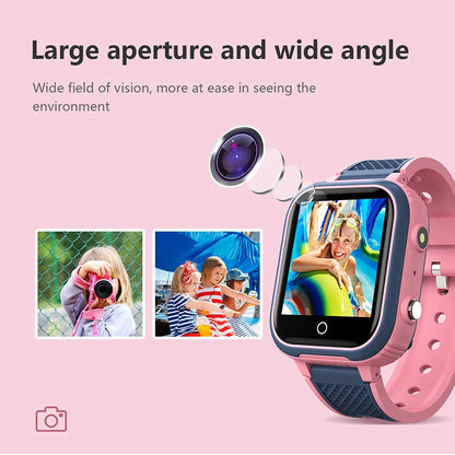 Kids 4G Smartwatch with GPS, Video Call & Wi-Fi – Safe, Fun & Waterproof Smart Tracker ⌚