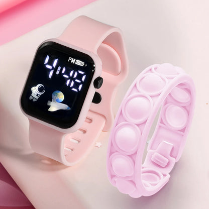 Kids LED Digital Game Watch – Fun, Adjustable & Lightweight Smart Wrist Toy