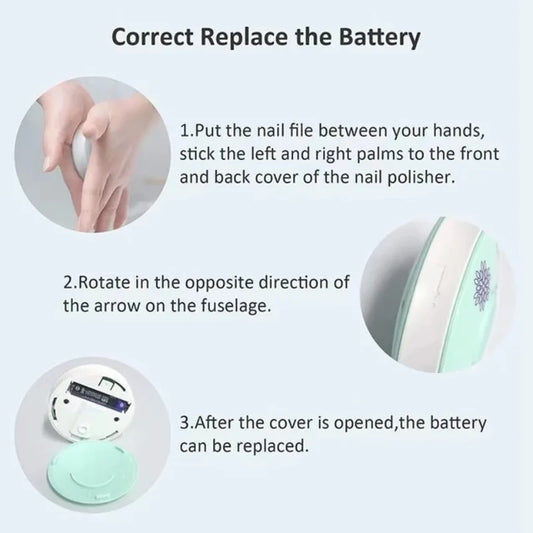 Baby Electric Nail Trimmer – Safe, Silent & Gentle Nail Care for Newborns and Kids