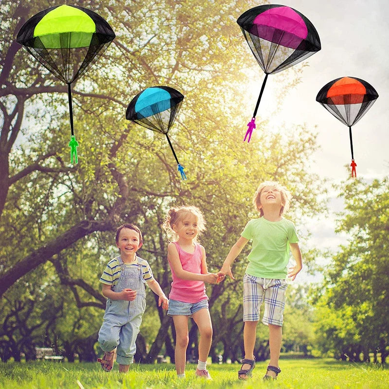Children’s Hand-Throwing Parachute Toy – Outdoor Educational Play Set (4-Pack)