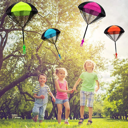 Children’s Hand-Throwing Parachute Toy – Outdoor Educational Play Set (4-Pack)