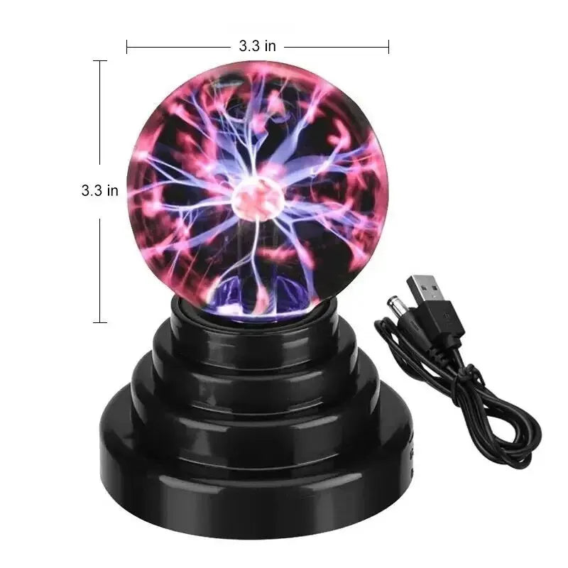 Magic Plasma Ball Lamp – Touch-Sensitive LED Globe Night Light for Kids & Home Décor
