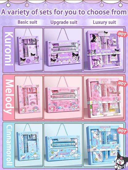 MINISO Cartoon Stationery Set – Fun & Creative Paper Goods for Kids and Teens ✏️