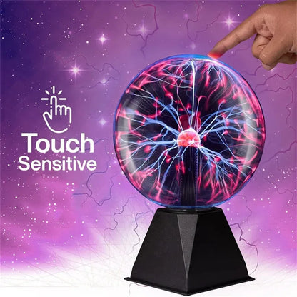 Magic Plasma Ball Lamp – Touch-Sensitive LED Globe Night Light for Kids & Home Décor