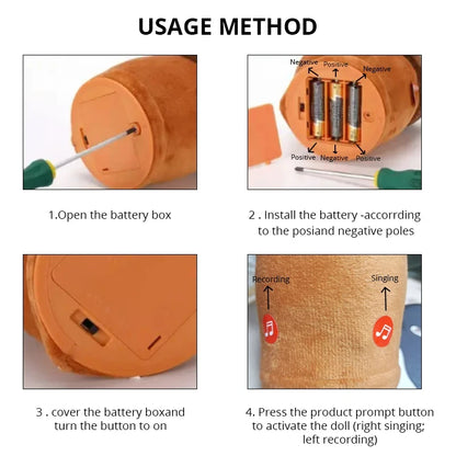 🌵 Dancing & Talking Cactus Toy – Fun, Music & Laughter for Kids!