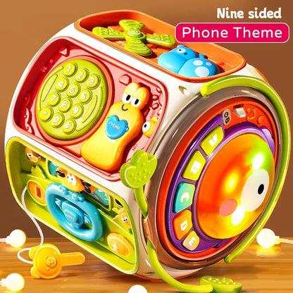 Baby Cell Phone Toy Children's Music Mobile Speaker With Sound Light Education Development Toy For 12 Months Kids Gifts