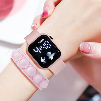 Kids LED Digital Game Watch – Fun, Adjustable & Lightweight Smart Wrist Toy