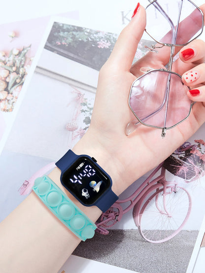 Kids LED Digital Game Watch – Fun, Adjustable & Lightweight Smart Wrist Toy